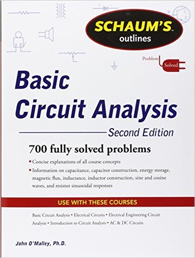 Buy Schaums Outline Of Basic Circuit Analysis Second Edition Schaums 
