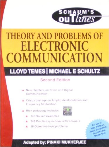 Buy Theory And Problems Of Electronic Communication: Schaums Outlines ...