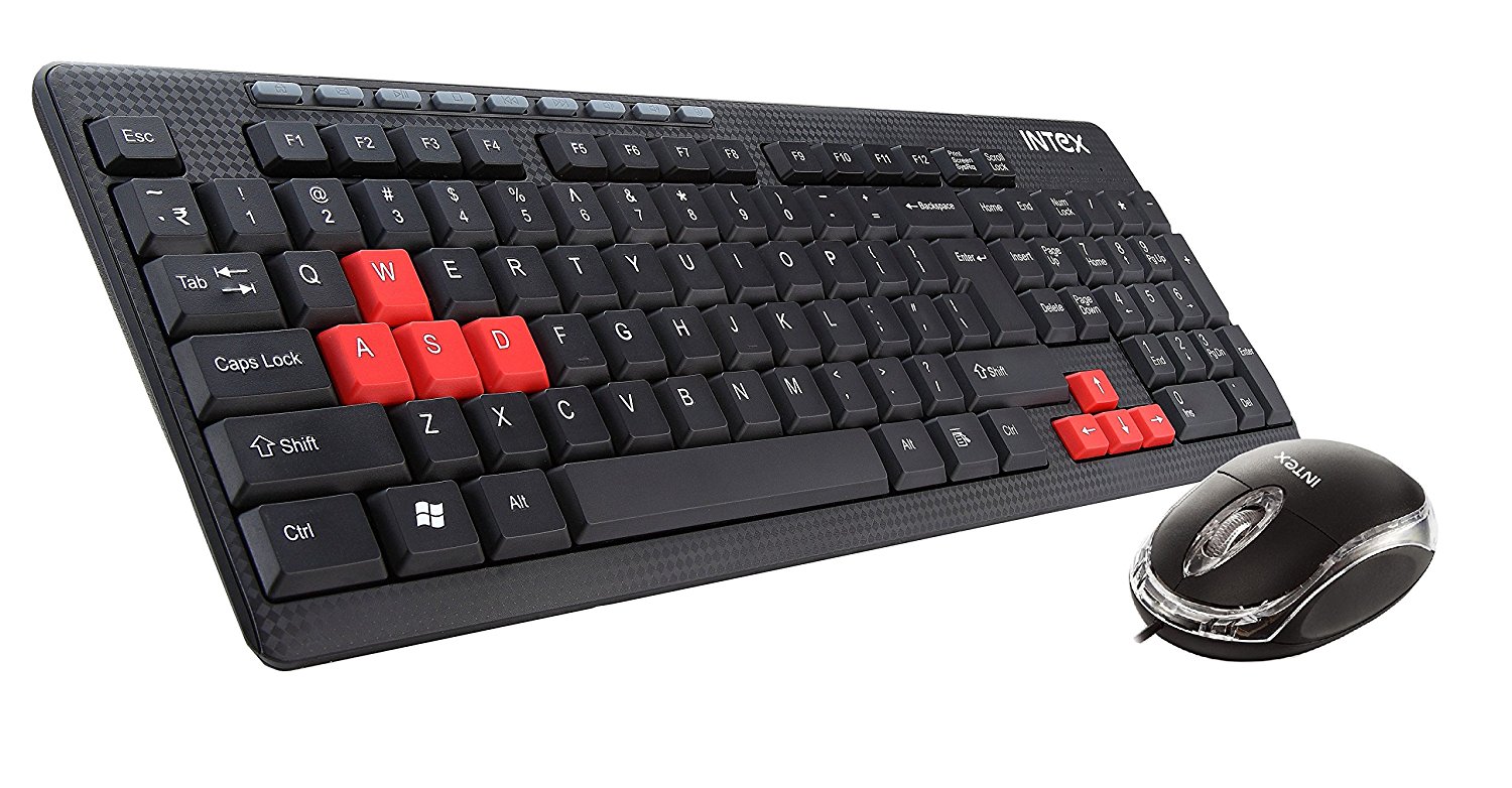 Buy Intex DUO314 Keyboard and Mouse Combo (Black) Online ₹500 from