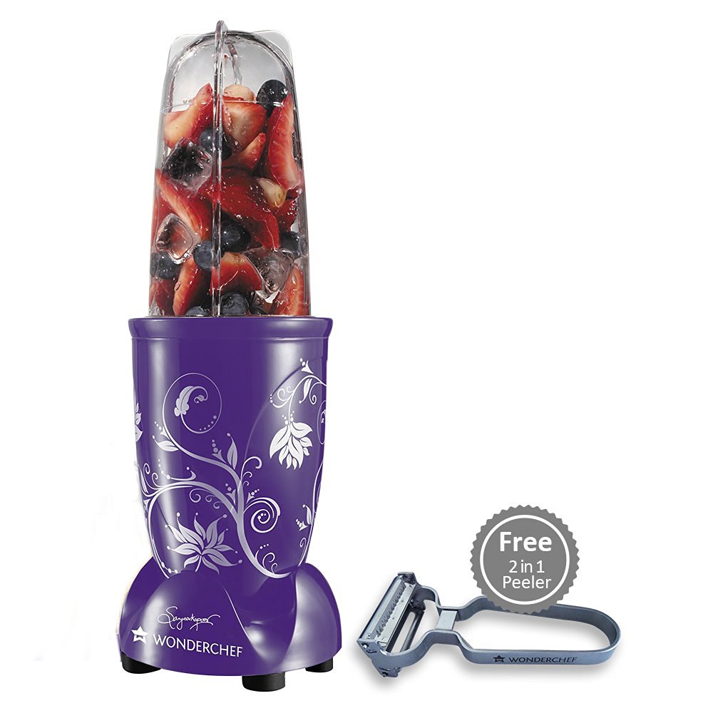 Buy Wonderchef Nutri blend 400Watt Juicer Mixer Grinder (Purple