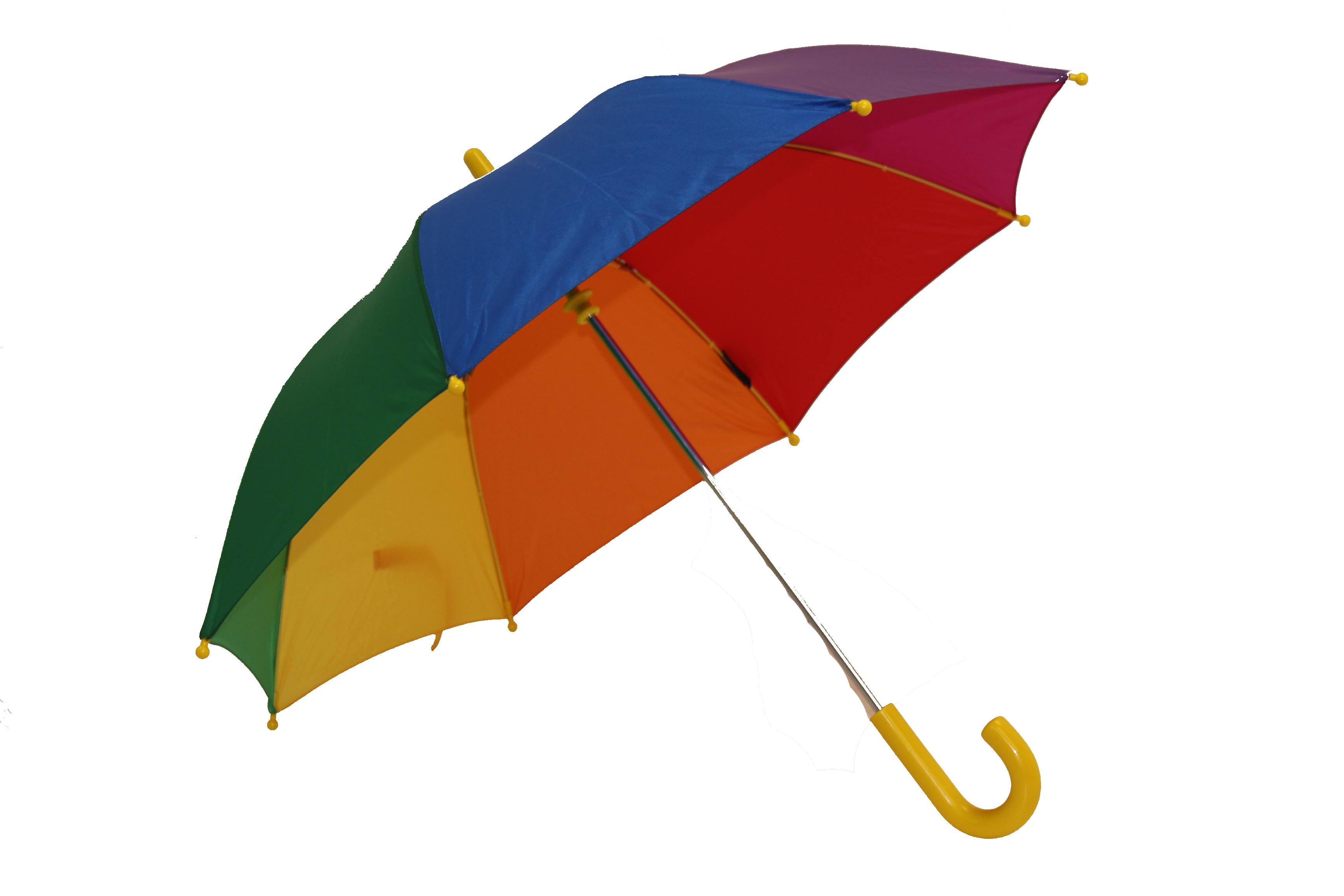 Rainbow Umbrella For Kids With 8 Sticks