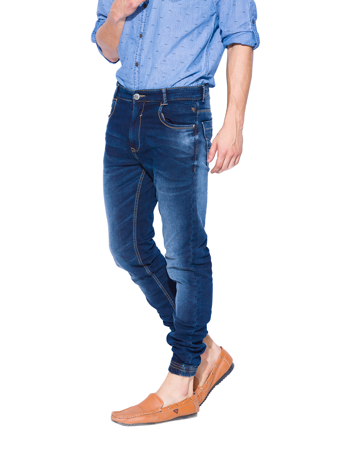Buy Mufti Mens Blue Slim Fit Jeans Online ₹1979 from ShopClues