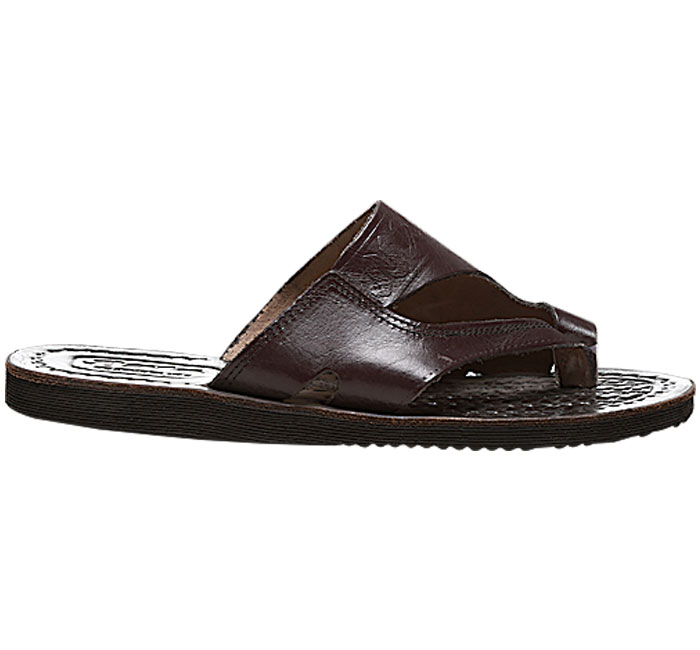 Buy Bata Featherlite Men's Brown Slippers Online ₹499 from ShopClues