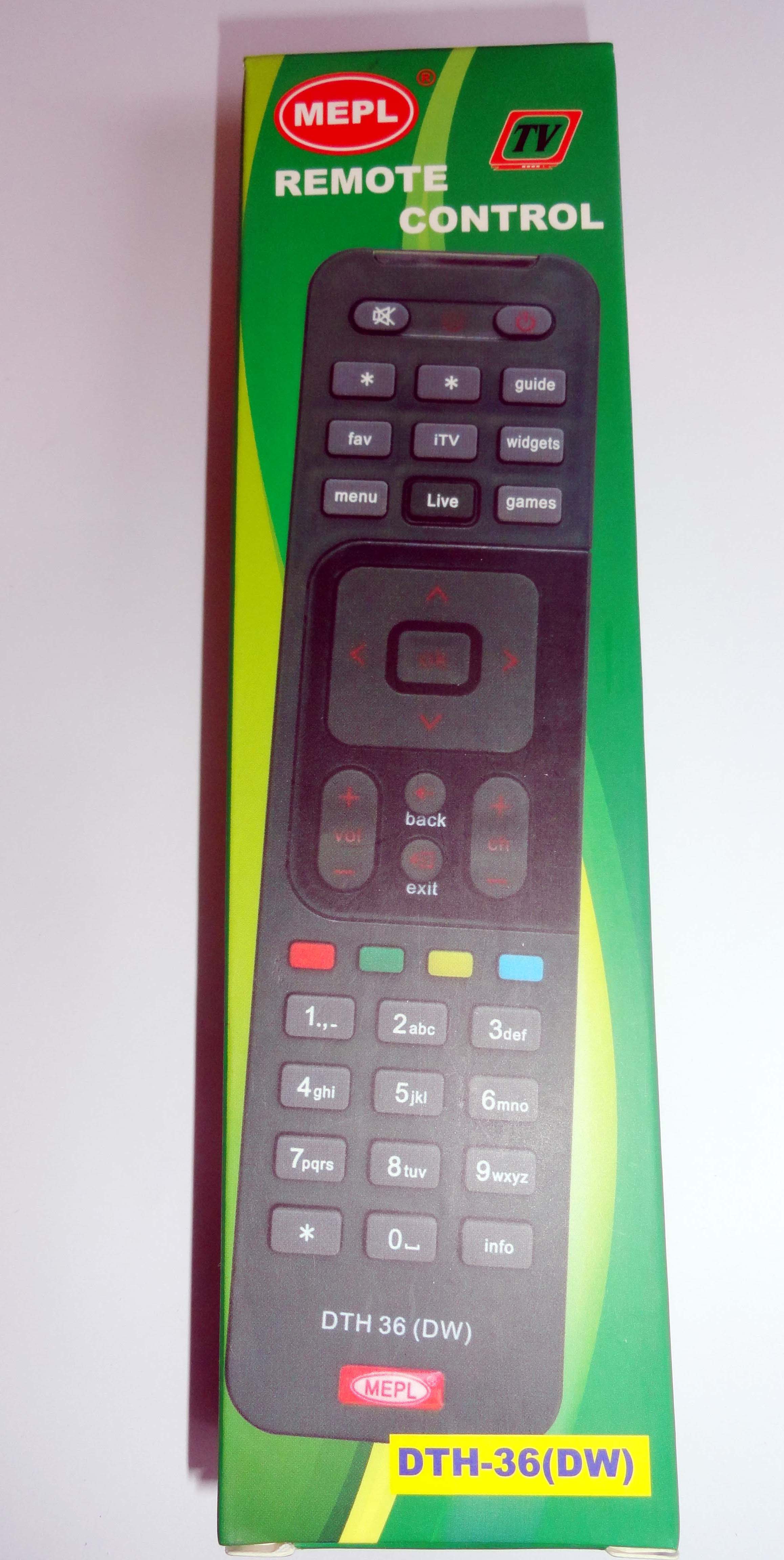 Brand New Replacement Airtel Digital TV DTH Compatible Remote Control