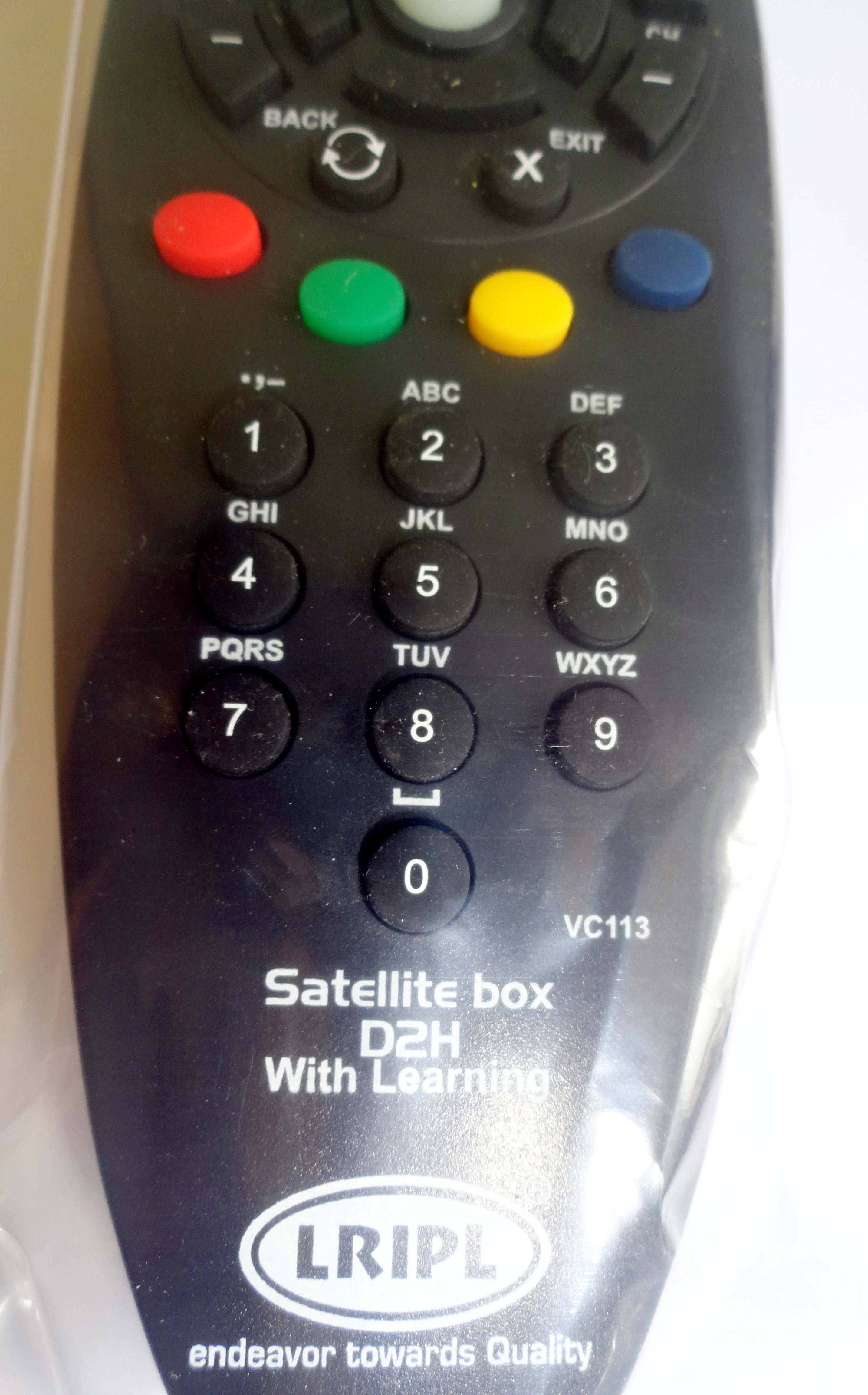 Brand New Replacement Videocon D2H DTH Compatible Remote Control at