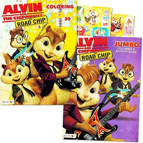 Buy Alvin and the Chipmunks Coloring and Activity Book Set with ...