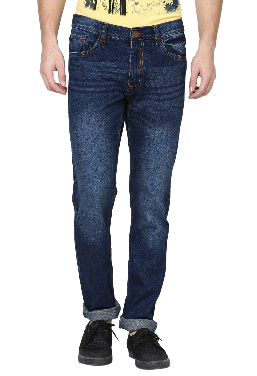 Buy Newport Men's Blue Regular Fit Jeans Online @ ₹999 from ShopClues