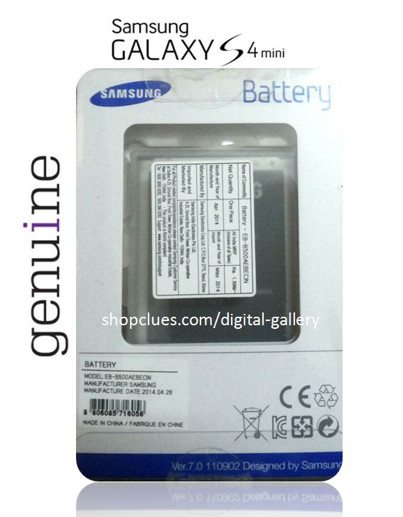 Buy Original Battery For Samsung Galaxy S4 Mini Gt I9190 I9192 Eb B500aebecin 6064