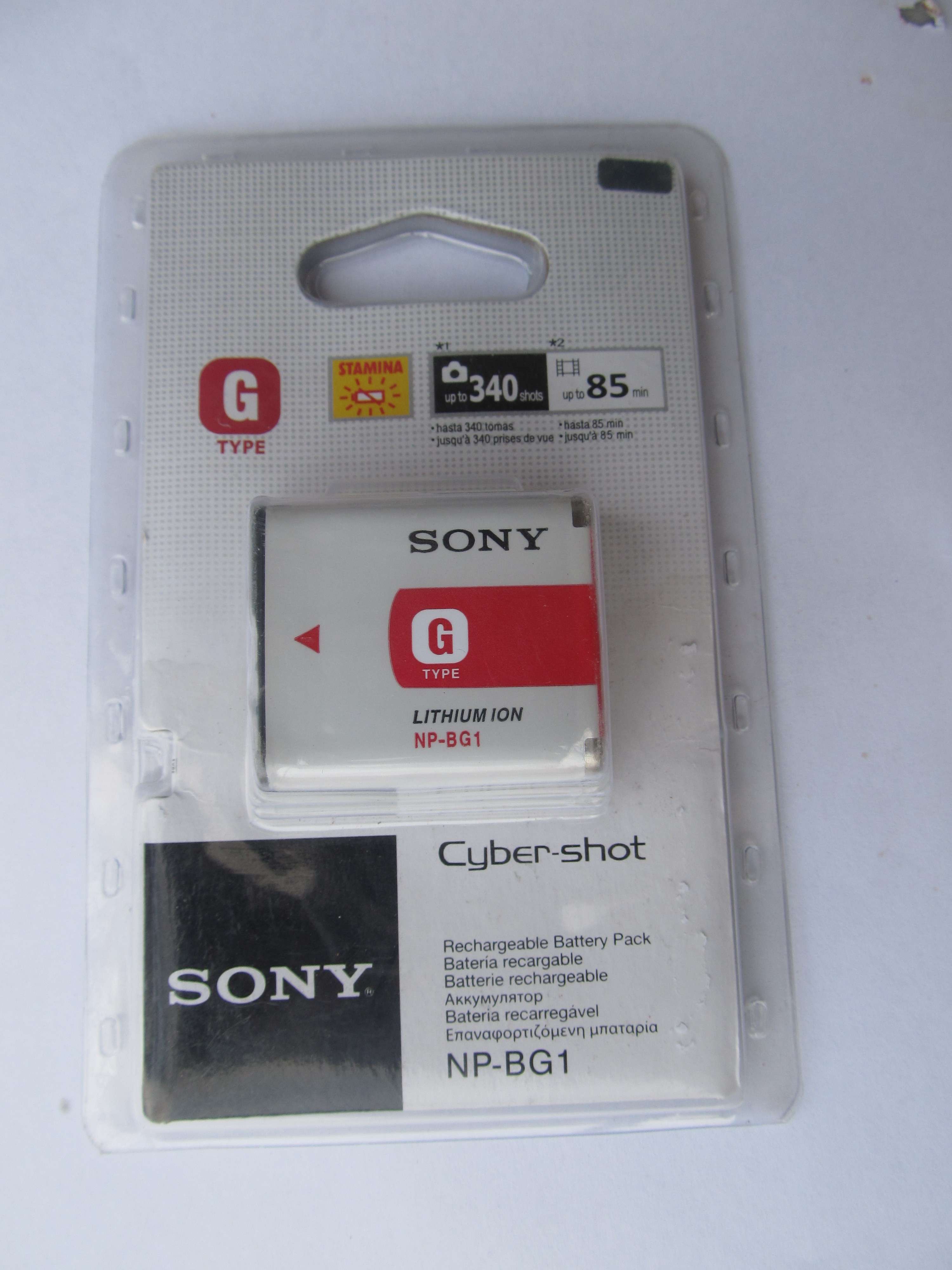 New G Type NPBG1 Lithiumion Rechargeable Battery For Sony Camera