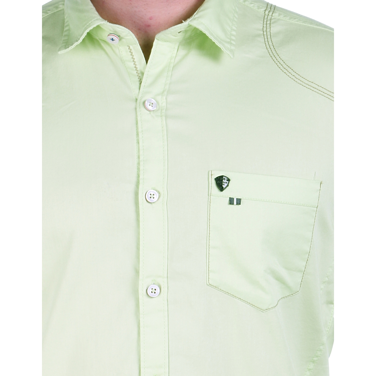 Buy Donear NXG Mint Coloured Casual Shirt Online @ ₹1699 from ShopClues