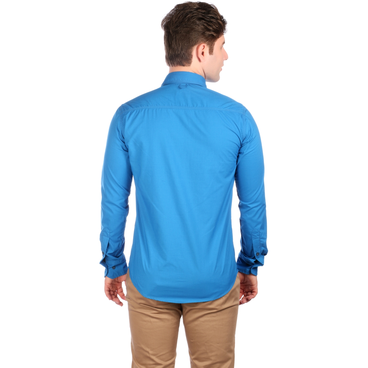 Buy Donear NXG Aster-Blue Coloured Casual Shirt Online @ ₹1249 from ...