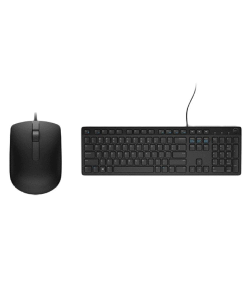 Buy Dell Wired Keyboard Mouse Combo KB216 MS116 Online ₹1048 from