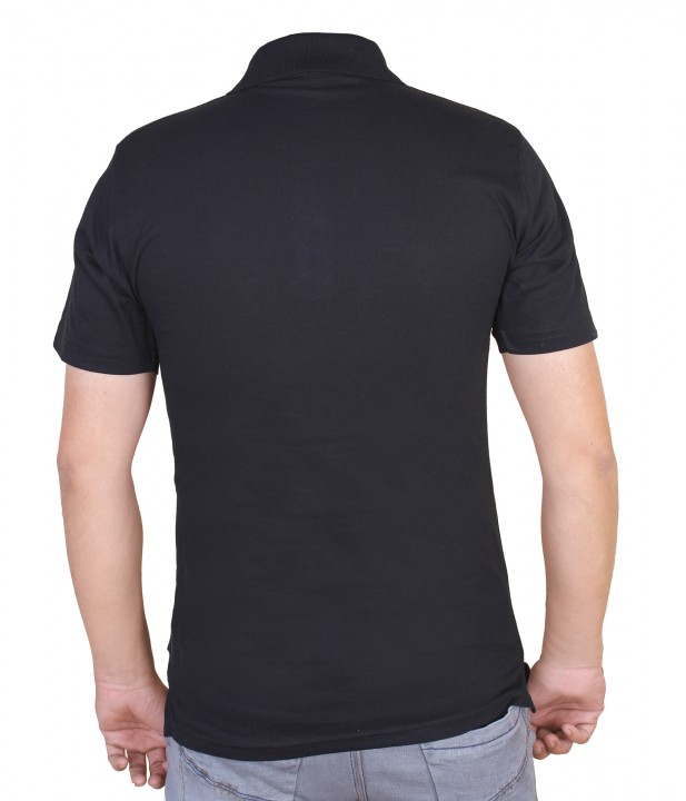 Buy Ranger Plain collar T shirt -COMBO Pack - Black White Online @ ₹499 ...