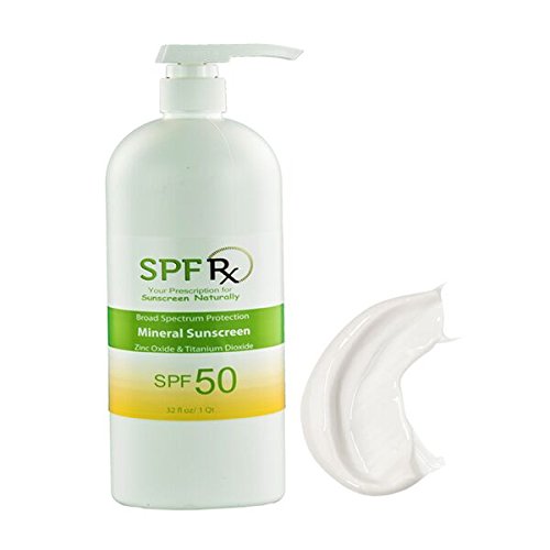 Buy SPF Rx SPF 50 Bulk Sunscreen Mineral Sunscreen With Zinc Oxide & Titanium Dioxide, Broad