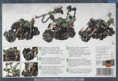 Figuur spellet ORK WARBIKER MOB