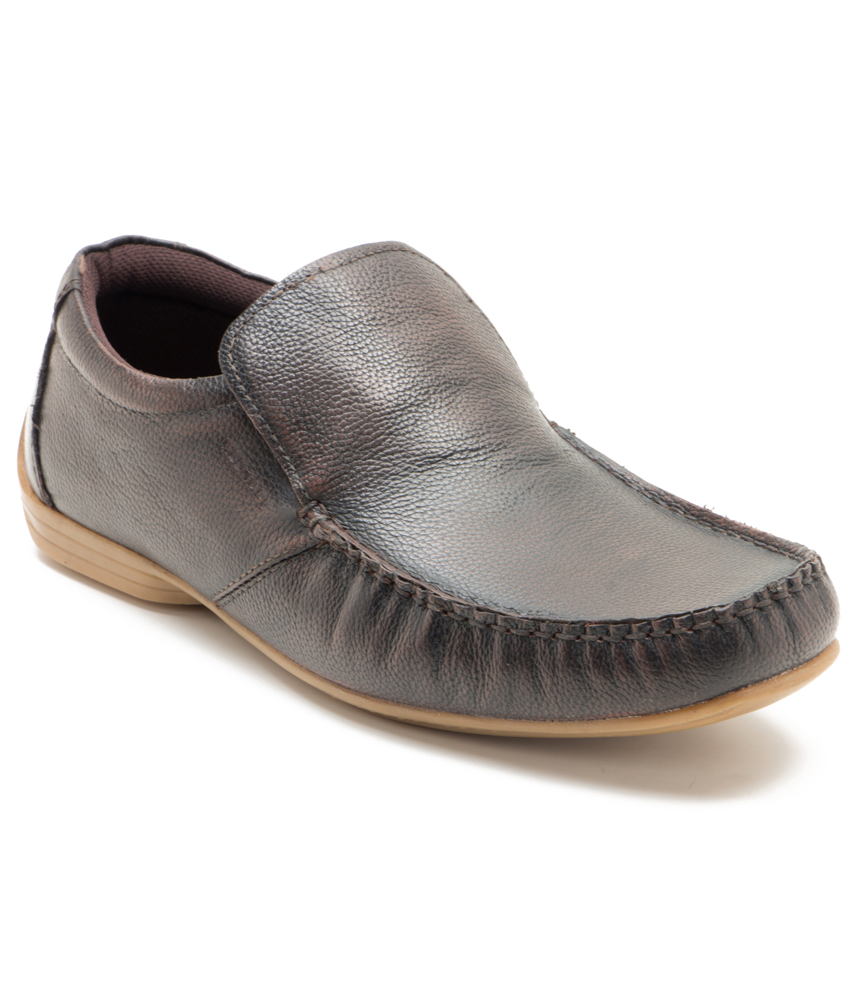 red tape dark brown casual loafers