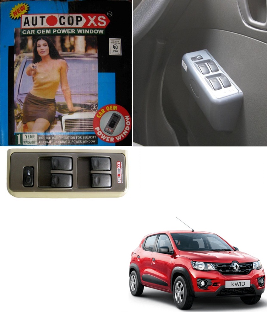 Buy Autocop 4 Door Power Window for Renault kwid with automatic roll up