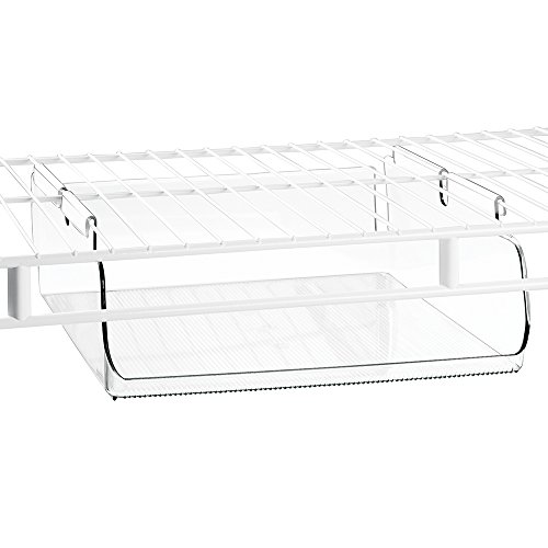 Buy InterDesign Wire Shelving Organizer, Under Shelf Bin - Large, Clear ...