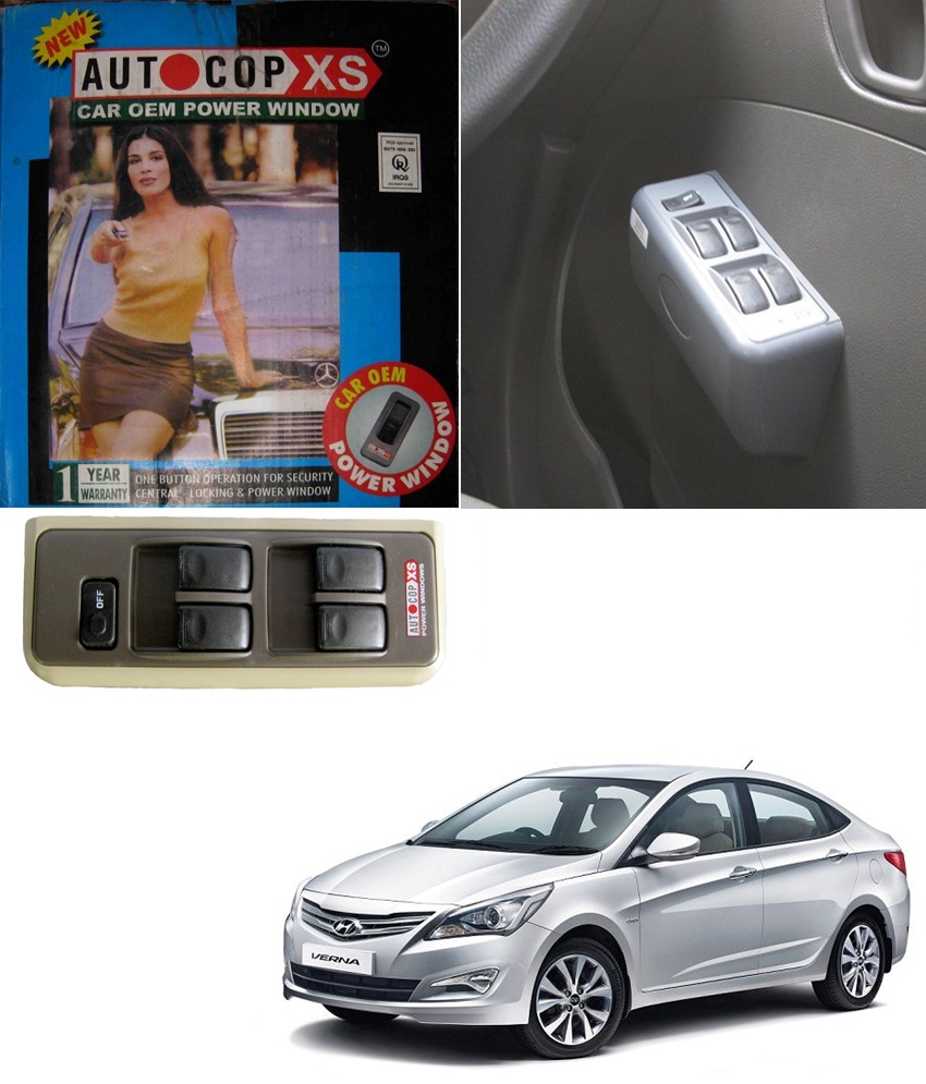 Buy Autocop 4 Door Power Window for Hyundai Verna with automatic roll