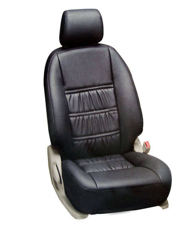 Shop Hi Art Black Leatherite Seat Cover For Maruti Alto 800 LXI,VXI,ZXI ...