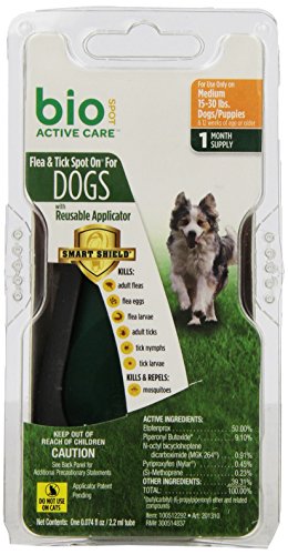 Buy Bio Spot Active Care Flea & Tick Spot On With Applicator for Medium ...