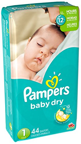 Buy Pampers Baby Dry Diapers Sesame Street Size 1 - 44 CT Online
