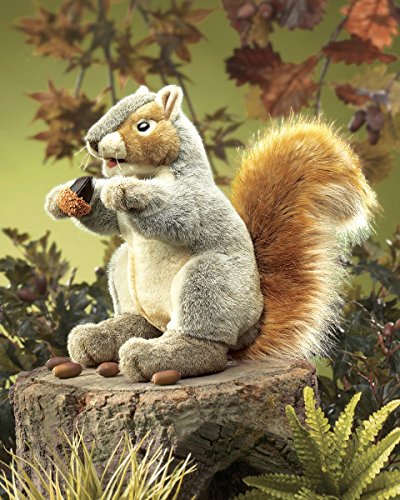 folkmanis gray squirrel hand puppet