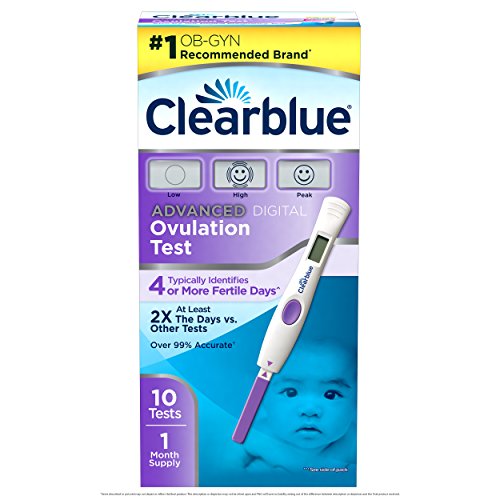 Buy Clearblue Advanced Digital Ovulation Test, 10 Ovulation Tests, Over