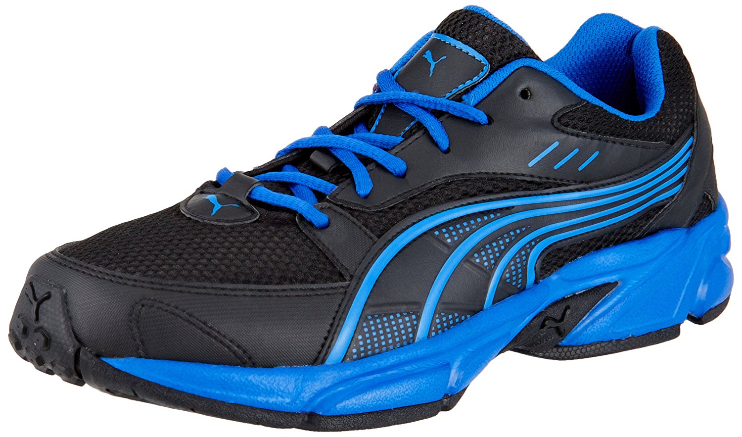 Buy Puma Mens Black, Blue Running Shoes Online @ ₹4299 from ShopClues