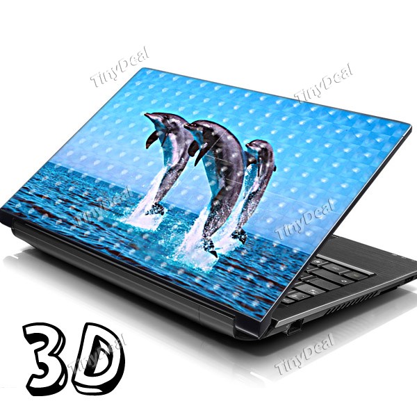Shop 3D Style Laptop Back Cover Sticker Skin Online Shopclues