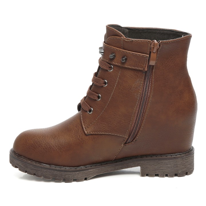 Buy TEN Women's Brown Boots Online @ ₹1699 from ShopClues