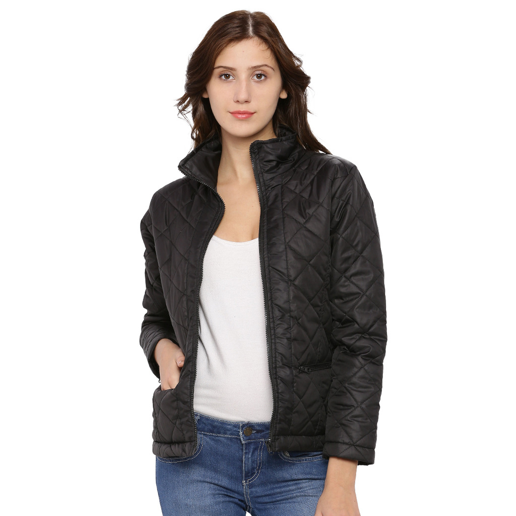 Buy Campus Sutra Women's Black Jacket Online @ ₹859 from ShopClues