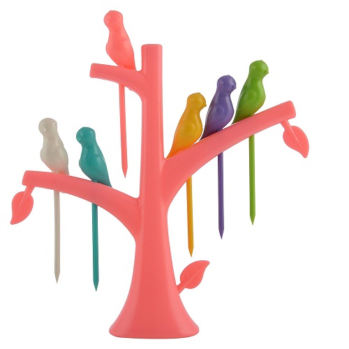 Buy Plastic Fruit Fork Set Online ₹222 from ShopClues