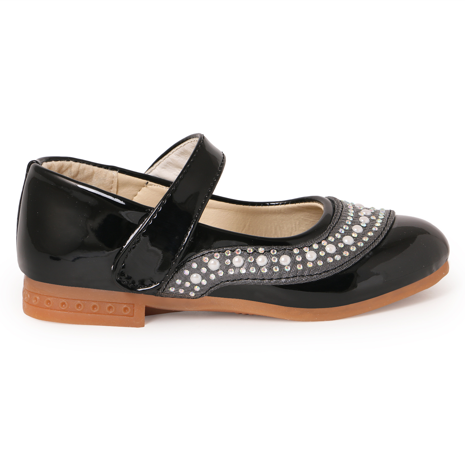 Buy N Five Flat Closed-Toe Black Belly Shoes For Girls-NF563564BLK ...