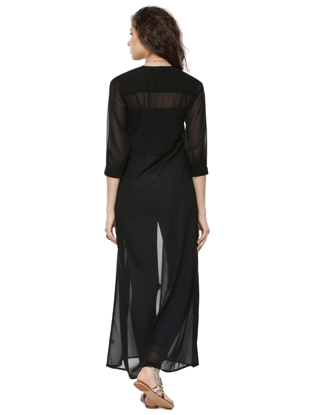 Buy Women's Sheer Maxi Cover up Online @ ₹999 from ShopClues