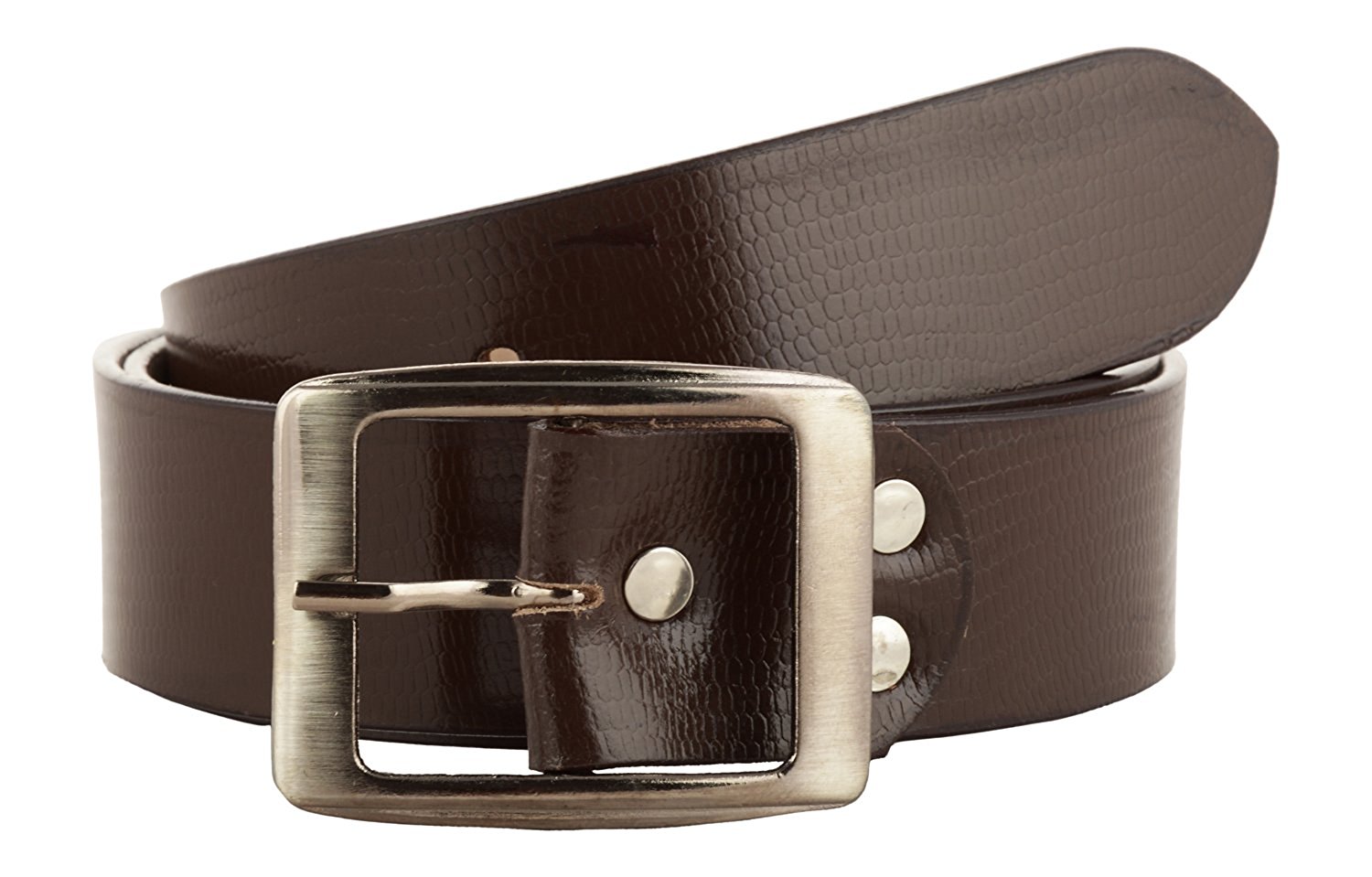 Buy Urbanfashions Genuine Leather Belt For Men In Brown Online @ ₹199 ...
