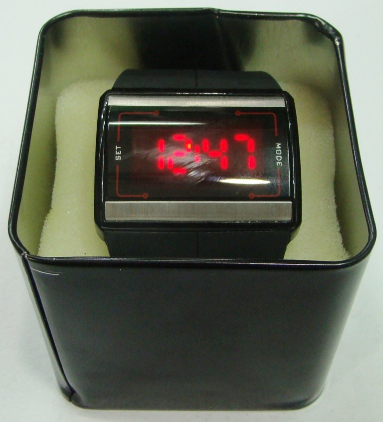 touch led watch instructions