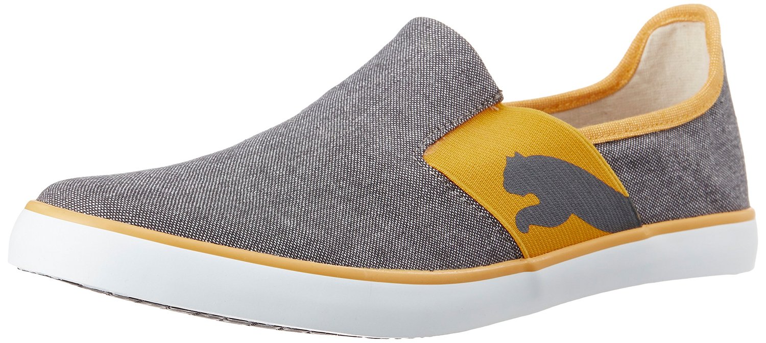 puma lazy slip on blue