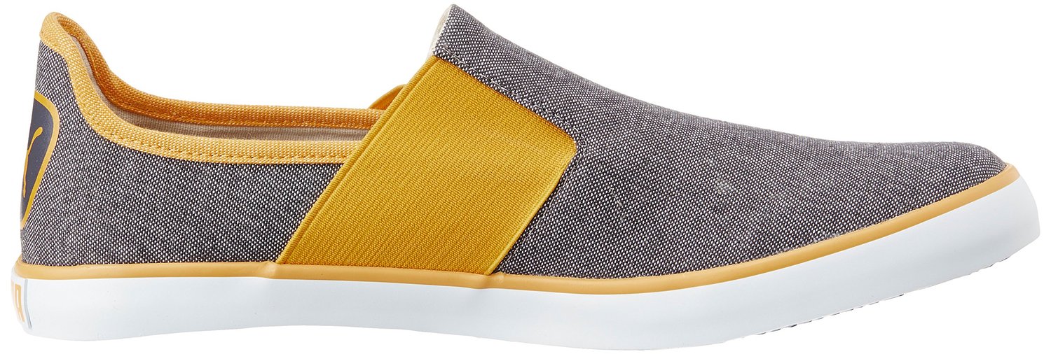 puma lazy slip on blue