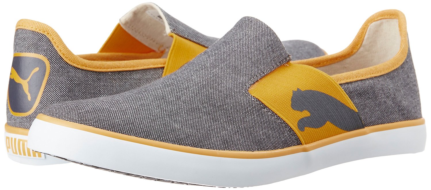 puma lazy slip on blue