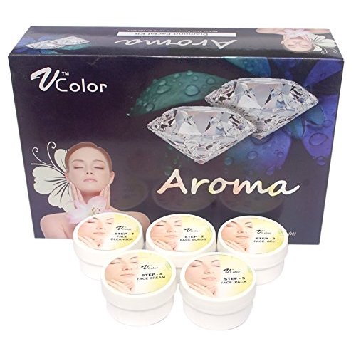 Buy VColor Aroma Diamond Facial Kit 270 g (5 Steps) Online ₹376 from