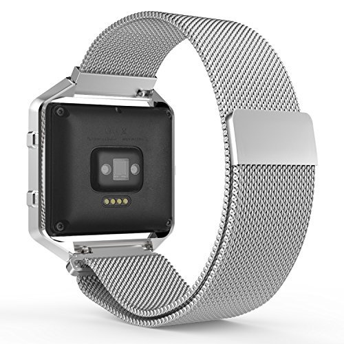 Fitbit Blaze Watch Band, MoKo Milanese Loop Stainless Steel Bracelet