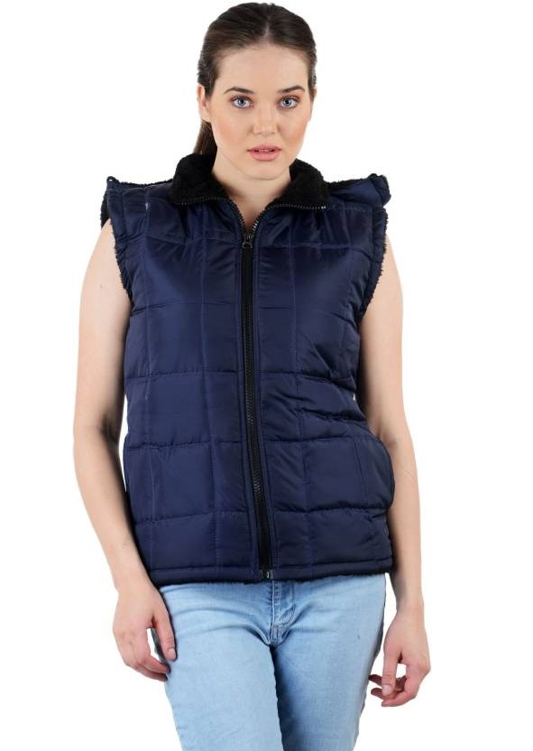Buy Black winter warm half jacket for ladies,girls Online @ ₹599 from ...