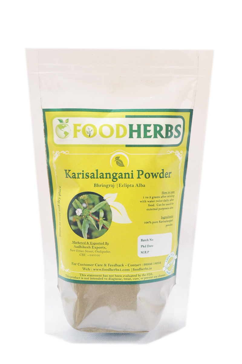 Bhringraj Karisalankanni Powder 200 gms For Hair Growth