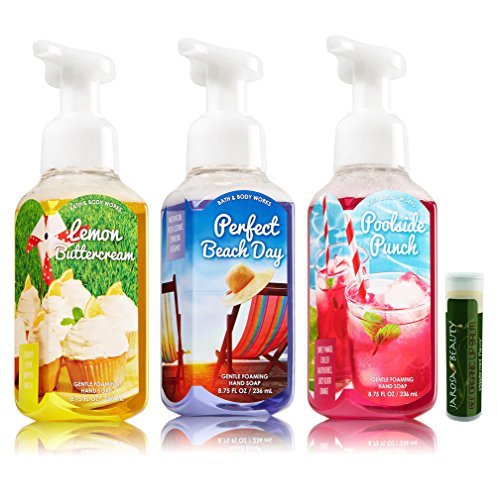 Bath & Body Works Gentle Foaming Hand Soap CLASSIC SUMMER Variety Pack ...