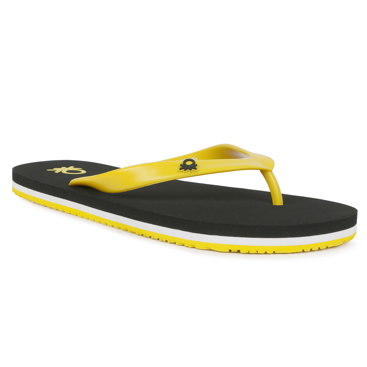 Buy UCB Mens Black And Yellow Flip Flops Online @ ₹498 from ShopClues