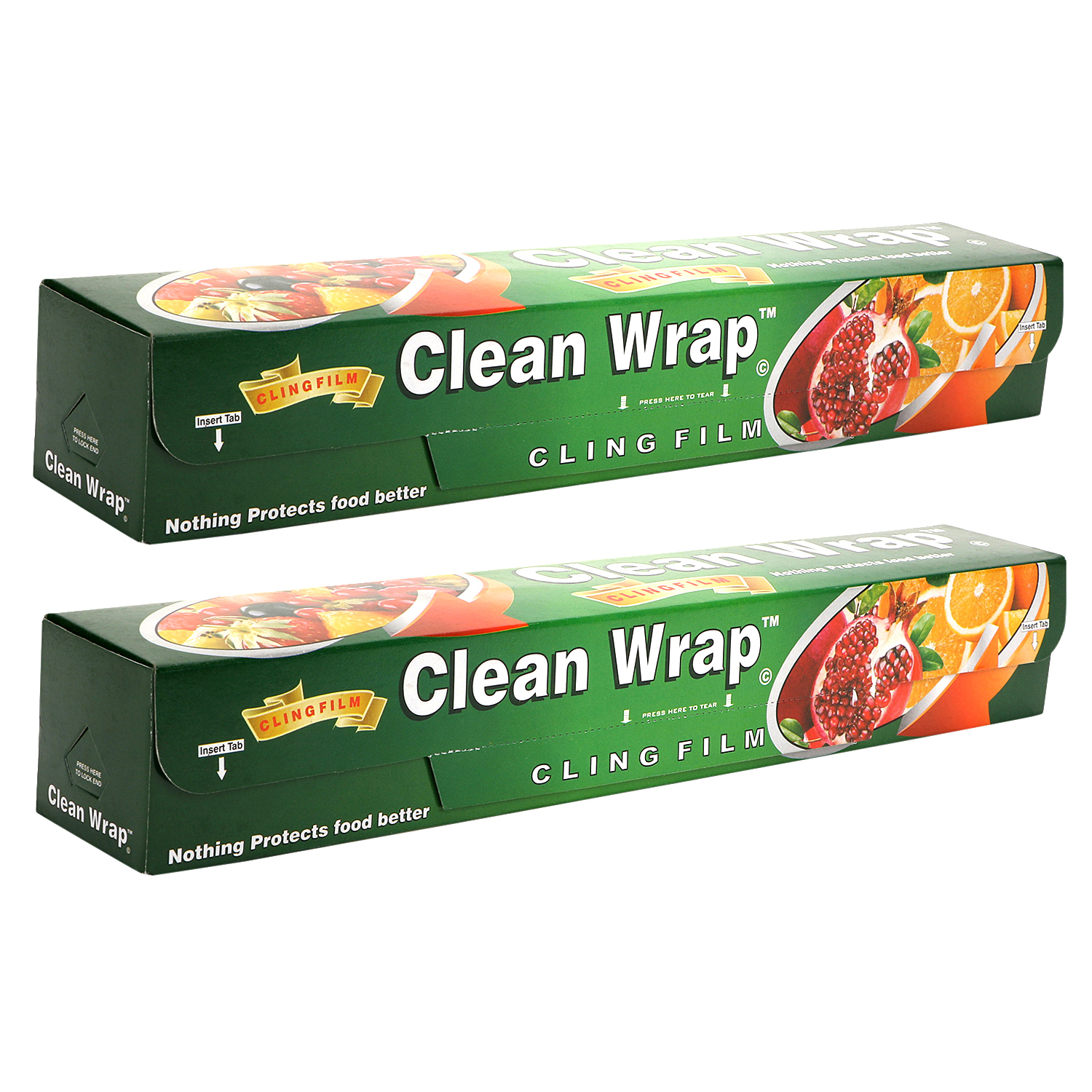 Buy Clean Wrap Cling Film Plastic Wrap (30 MTR) Pack of 2 Online ₹99