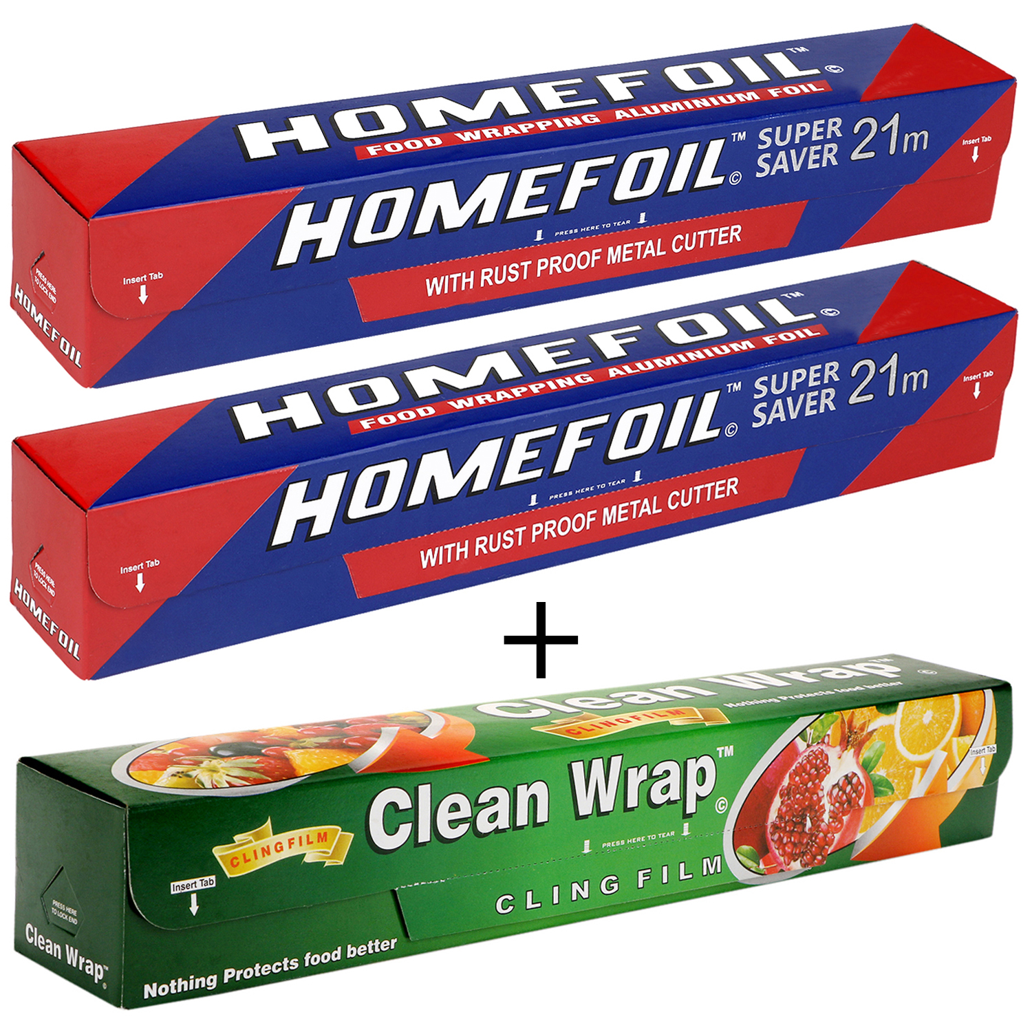 Buy Homefoil Set of 1 Clean Wrap Cling Film 30 Metres Set of 2