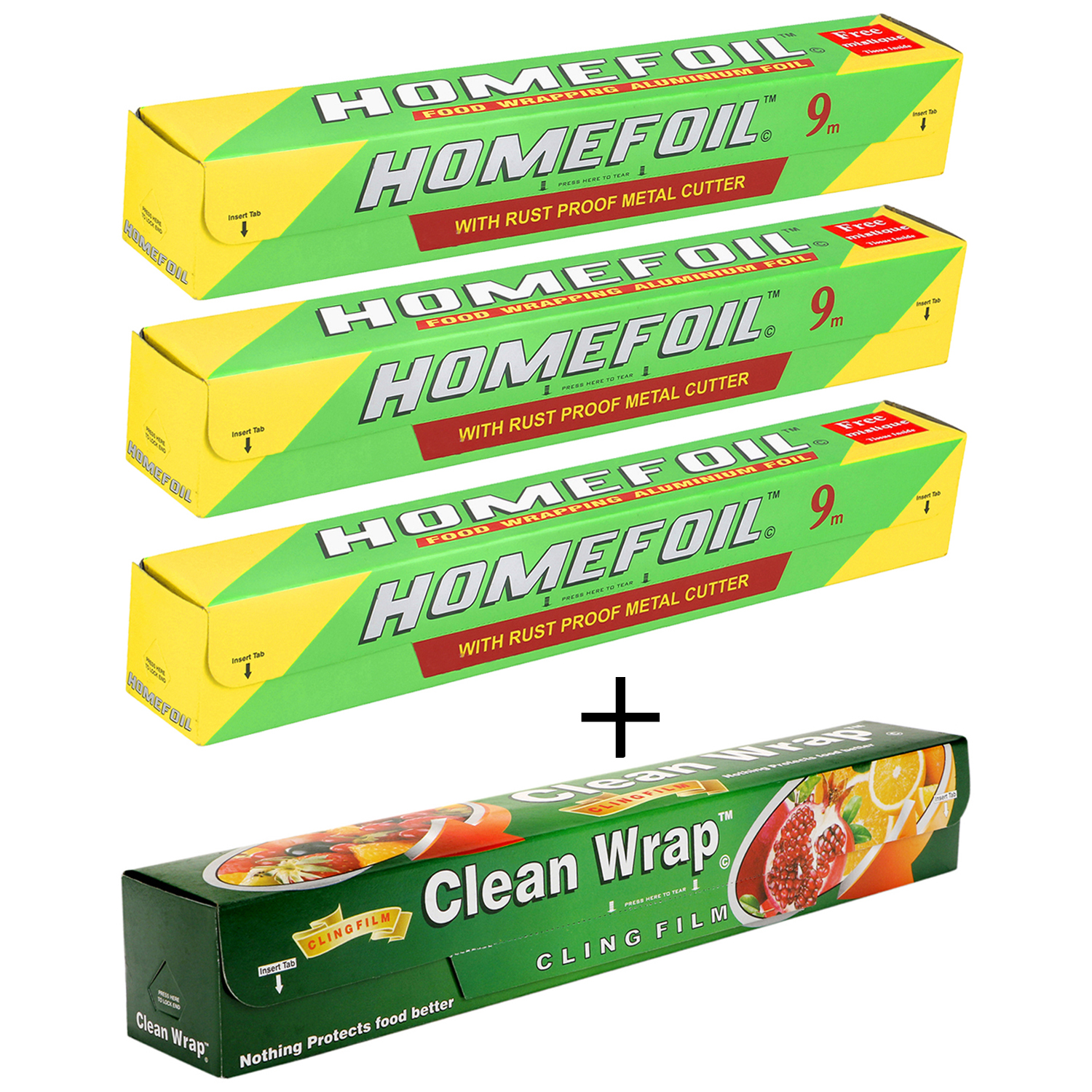 Buy Homefoil Set of 1 Clean Wrap Cling Film 30 Metres Set of 3