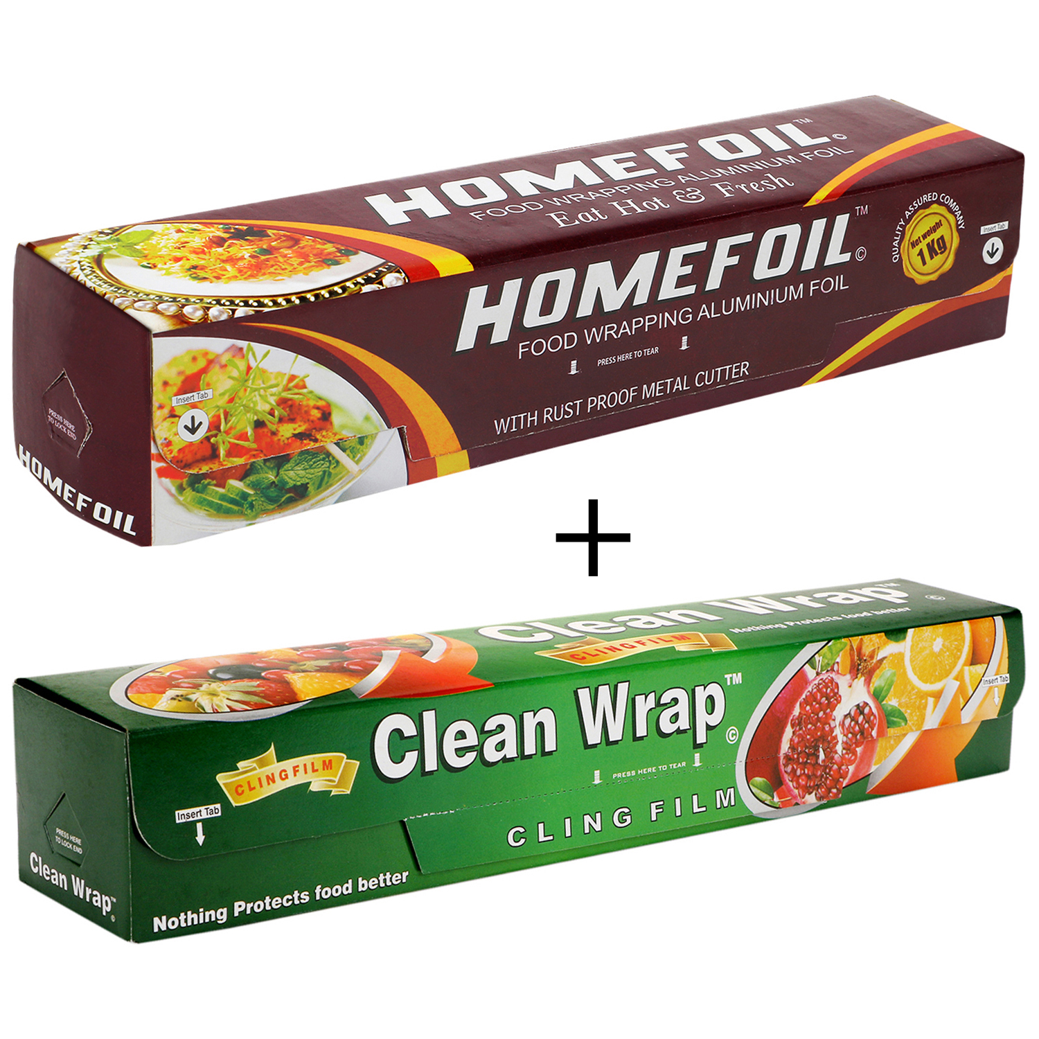 Buy Clean Wrap Cling Film 30 MTR WITH 1 Aluminium Foil 1 kg Online ...